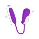 2 IN 1 Vagina G-Spot Massager 5+5 Modes Clitoris Stimulator Sex Toys for Women Telescopic Sucking Vibrator Nipple Sucker
