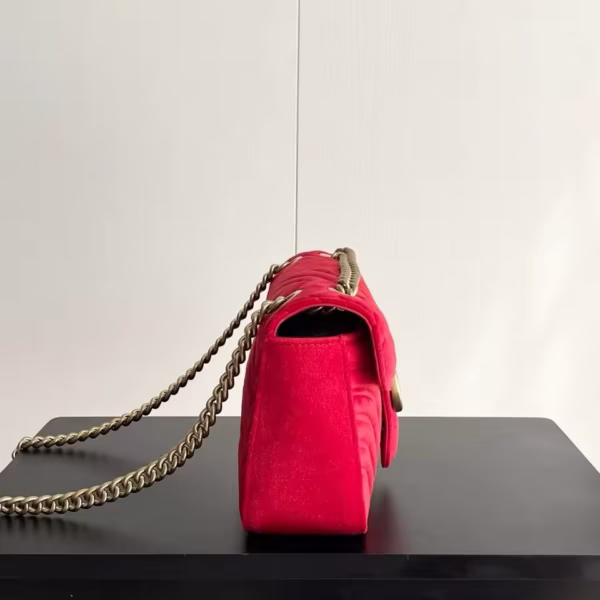 New Velvet Bags For Women Design G Lux Flap Bag Fashion Ladies Handbags With Chain Straps Dinner Bag Femme Shoulder Bags - Image 8