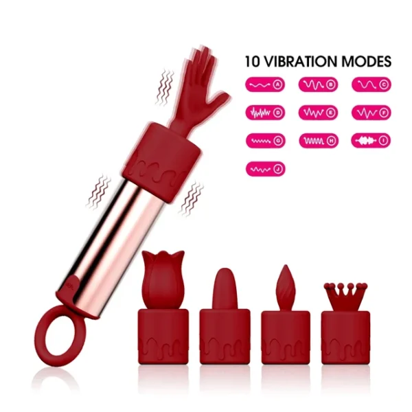 5 IN 1 Mini Bullet Vibrator Sex toys for Women Clitoral Stimulator Vaginal G Spot - Image 2
