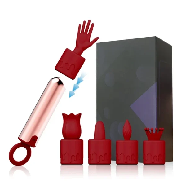 5 IN 1 Mini Bullet Vibrator Sex toys for Women Clitoral Stimulator Vaginal G Spot