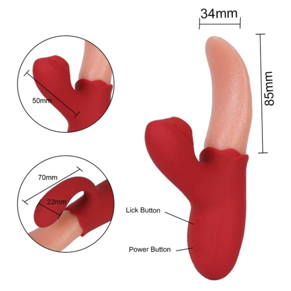 10 Modes Vibrator for Women Realistic Tongue Vagina Clitoris Stimulator Sex Product For Adults Female Masturbator Sex Toys - Image 2