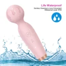 Mini Wand Vibrator Sex Toys for Women AV Vibrator G-spot Massager 10 Frequency Clitoris Stimulator Female Masturbator