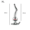 Huge Long Anal Plug 5 Size Prostate Massager Crystal Soft TPE Anus Dilator Vagina Stimulator Sex Toys For Women Men Gay