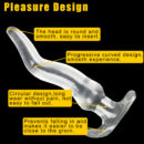 Huge Long Anal Plug 5 Size Prostate Massager Crystal Soft TPE Anus Dilator Vagina Stimulator Sex Toys For Women Men Gay