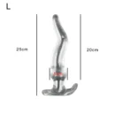 Huge Long Anal Plug 5 Size Prostate Massager Crystal Soft TPE Anus Dilator Vagina Stimulator Sex Toys For Women Men Gay
