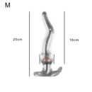 Huge Long Anal Plug 5 Size Prostate Massager Crystal Soft TPE Anus Dilator Vagina Stimulator Sex Toys For Women Men Gay