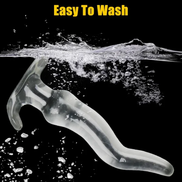 Huge Long Anal Plug 5 Size Prostate Massager Crystal Soft TPE Anus Dilator Vagina Stimulator Sex Toys For Women Men Gay - Image 4