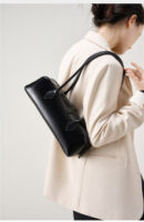Korean Genuine Leather Underarm Shoulder Bags For Women Trend Designer Long Handle Tote Sausage Ladies Handbags