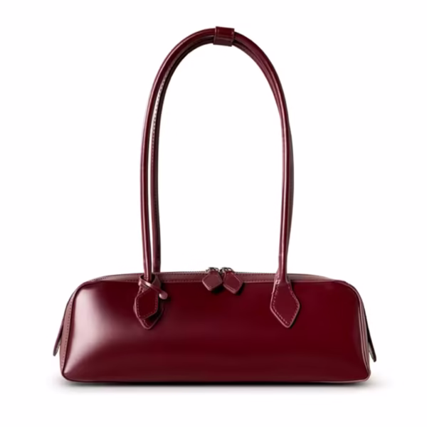 Korean Genuine Leather Underarm Shoulder Bags For Women Trend Designer Long Handle Tote Sausage Ladies Handbags