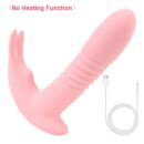 Sex Shop Telescopic Vibrator Heating Wearable Dildo Vibrator G-spot Vagina Massage Rotation Beads Sex Toys for Women