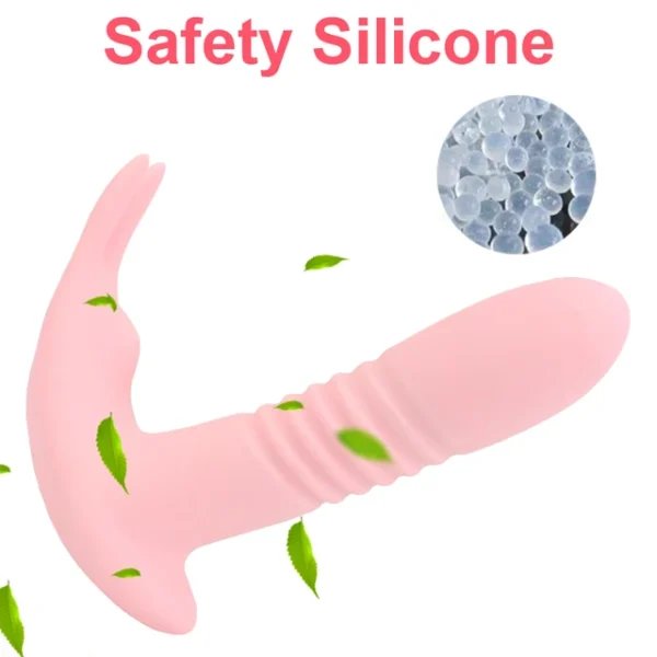 Sex Shop Telescopic Vibrator Heating Wearable Dildo Vibrator G-spot Vagina Massage Rotation Beads Sex Toys for Women - Image 4