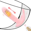 Sex Shop Telescopic Vibrator Heating Wearable Dildo Vibrator G-spot Vagina Massage Rotation Beads Sex Toys for Women