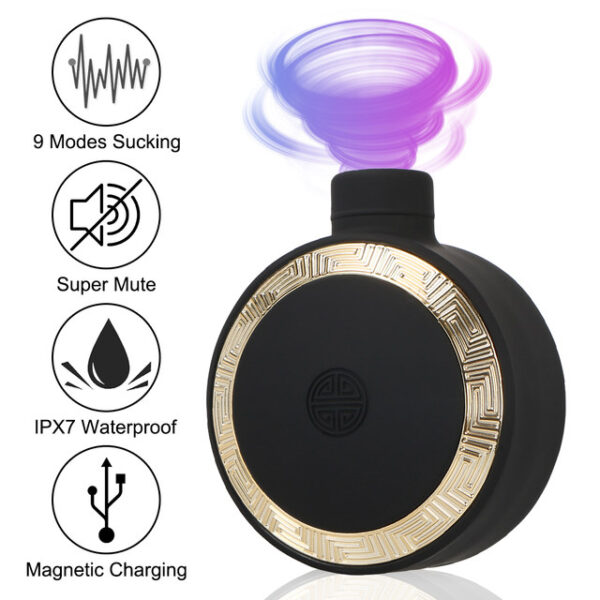 Perfume Bottle Shape 9 Mode Clitoris Stimulation Vagina Sucking Nipple Sucker G Spot Sex Toys for Women Female Masturbator - immagine 4
