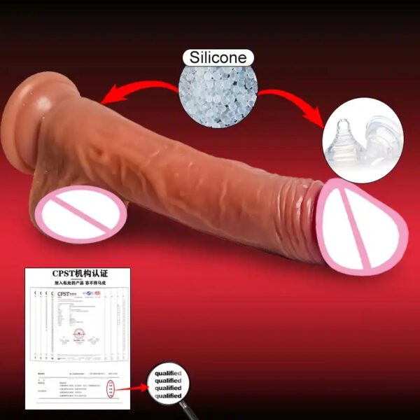 Realistic dildo for women sex toys telescopic vibrator with female stimulator dildos vibrators big penis anal dildo vibrator - Image 8