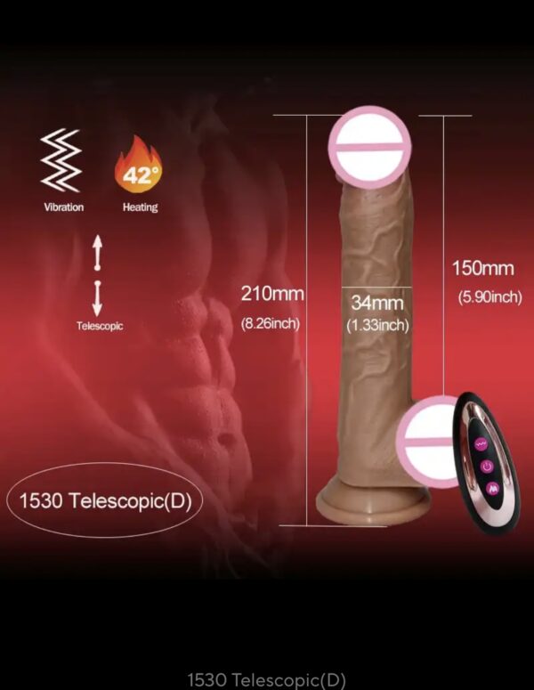 Realistic dildo for women sex toys telescopic vibrator with female stimulator dildos vibrators big penis anal dildo vibrator - Image 3