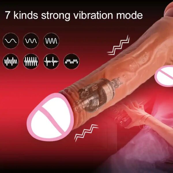 Realistic dildo for women sex toys telescopic vibrator with female stimulator dildos vibrators big penis anal dildo vibrator - Image 5