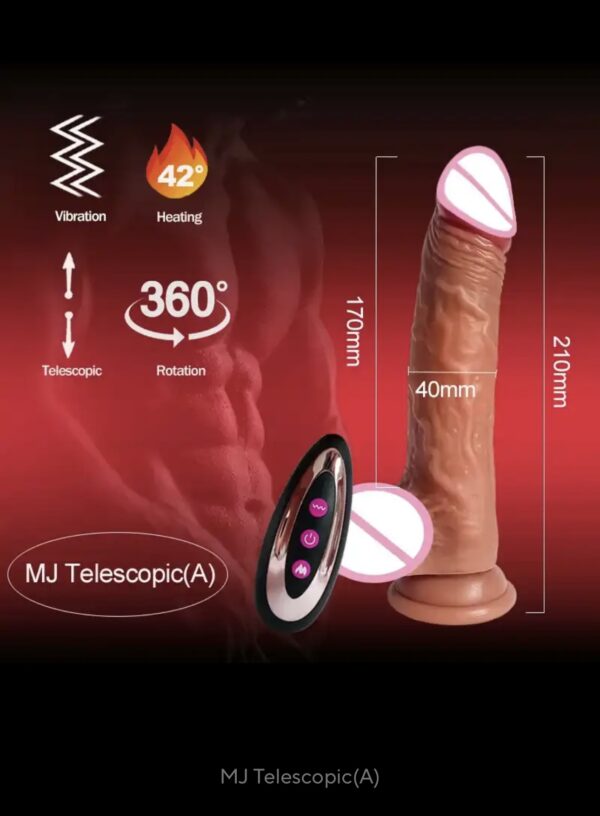 Realistic dildo for women sex toys telescopic vibrator with female stimulator dildos vibrators big penis anal dildo vibrator - Image 9