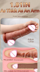 Big Thrusting Dildo For Women Remote Control Vibrator Suction Cup Realistic Penis Automatic Telescopic Rotating Heated Sex Toys