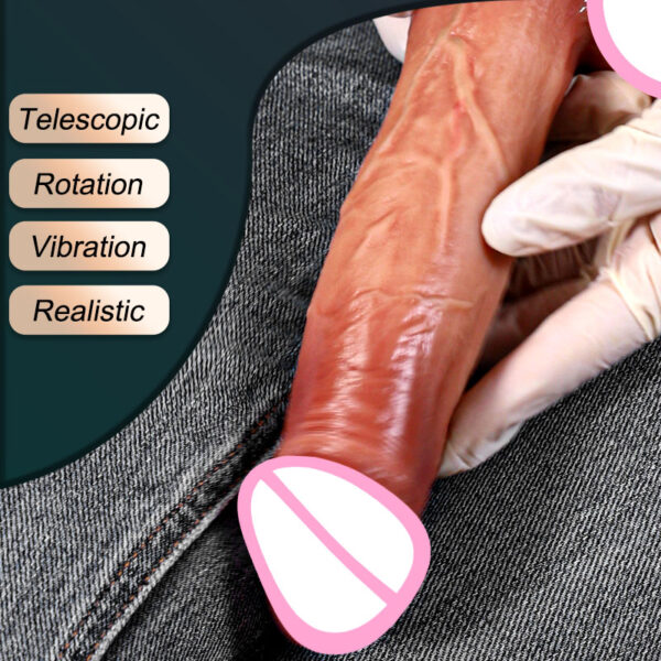 10inch Realistic Dildos Feels Like Skin Penis Soft Dildo Silicone Suction Cup Anal Dildo Lifelike Fake Dick Sex Toys for Women - Image 8