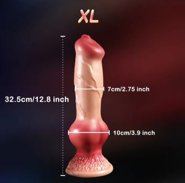 Realistic Huge Dog Knot Dildo Sex Toys for Women Animal Penis Plug Soft Suction Cup Adult 18+ - Image 11