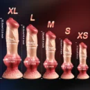 Realistic Huge Dog Knot Dildo Sex Toys for Women Animal Penis Plug Soft Suction Cup Adult 18+