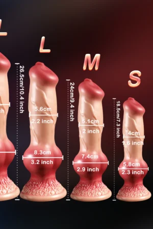 Realistic Huge Dog Knot Dildo Sex Toys for Women Animal Penis Plug Soft Suction Cup Adult 18+