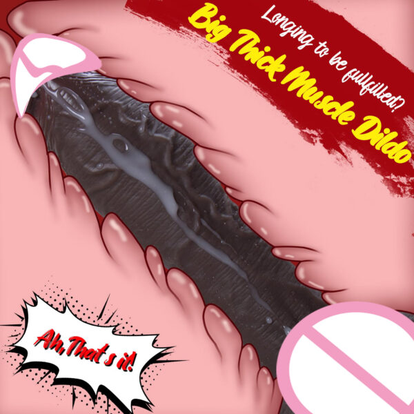 Realistic Black dildo with Suction Cup Silicon Penis Anal Dildos Adults Sex Toys for Women strap on Dick Vagina Stimulator - Image 4