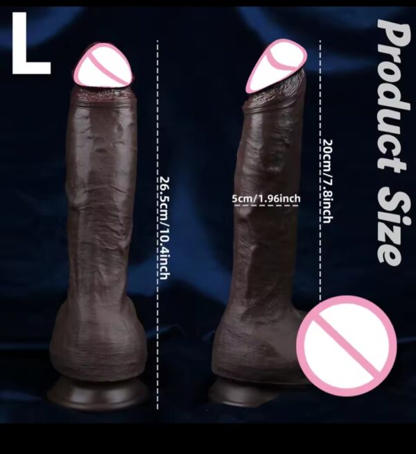Realistic Black dildo with Suction Cup Silicon Penis Anal Dildos Adults Sex Toys for Women strap on Dick Vagina Stimulator - Image 8