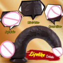 Realistic Black dildo with Suction Cup Silicon Penis Anal Dildos Adults Sex Toys for Women strap on Dick Vagina Stimulator