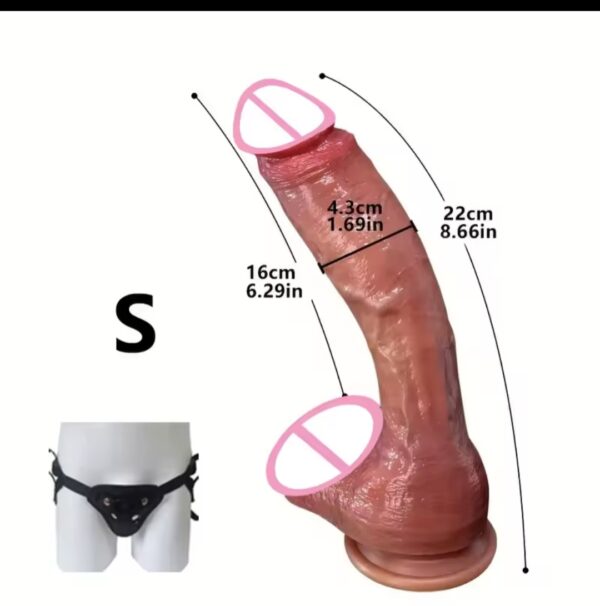 Cheap Dildo Huge Realistic Penis feel Silicone Like suction Cap Strap-On Anal Plug Vagina Masturbator Adult Sex Toys for Women Men - Image 11