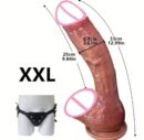 Cheap Dildo Huge Realistic Penis feel Silicone Like suction Cap Strap-On Anal Plug Vagina Masturbator Adult Sex Toys for Women Men