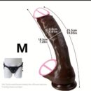 Cheap Dildo Huge Realistic Penis feel Silicone Like suction Cap Strap-On Anal Plug Vagina Masturbator Adult Sex Toys for Women Men