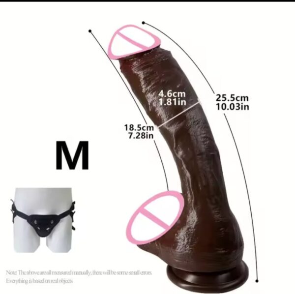 Cheap Dildo Huge Realistic Penis feel Silicone Like suction Cap Strap-On Anal Plug Vagina Masturbator Adult Sex Toys for Women Men - Image 2