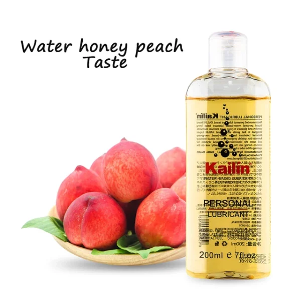 200ml Fruit Flavor Sex Lubricant Water-based Blueberry/Strawberry/Peach Sex Oil Vaginal and Anal Gel Adults Sex Product - Image 4