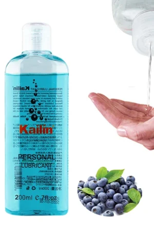 200ml Fruit Flavor Sex Lubricant Water-based Blueberry/Strawberry/Peach Sex Oil Vaginal and Anal Gel Adults Sex Product