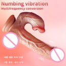 Realistic Dildo Vibrator Telescopic Female Remote Control Vagina Masturbator Anal Plug Penis Heated Vibrating Sex Toys