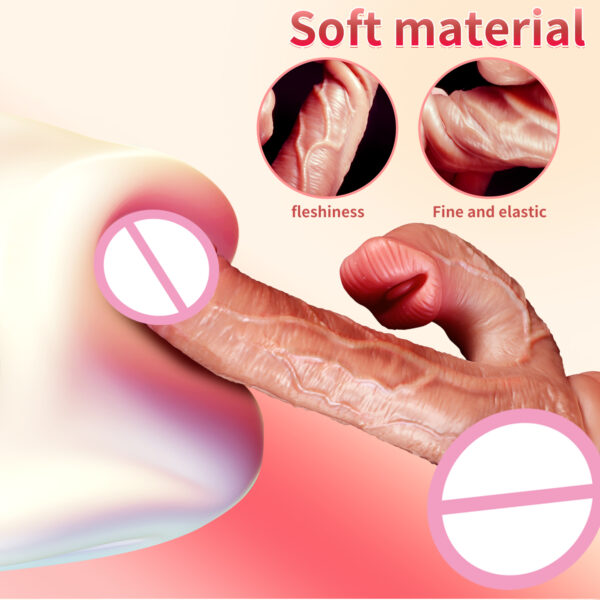 Realistic Dildo Vibrator Telescopic Female Remote Control Vagina Masturbator Anal Plug Penis Heated Vibrating Sex Toys - Image 10