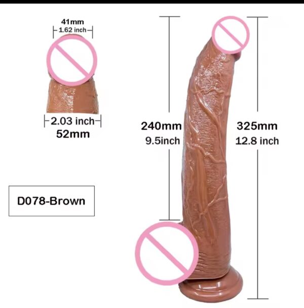 Realistic Dildo Vibrator with Suction Cup G-Spot Silicone Penis Anal Dildo Sex Adult Toys for Men and Women - Image 5