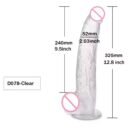 Realistic Dildo Vibrator with Suction Cup G-Spot Silicone Penis Anal Dildo Sex Adult Toys for Men and Women