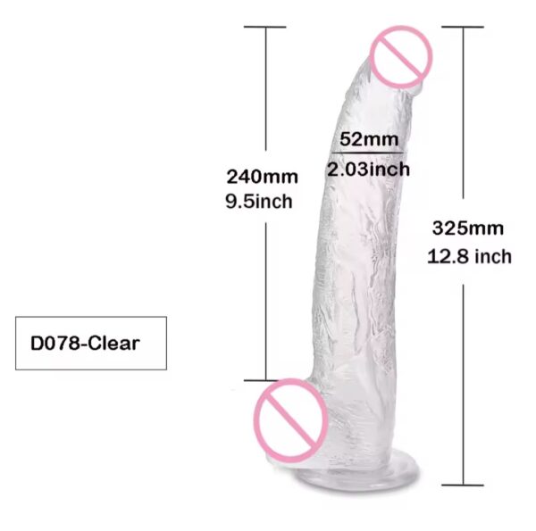 Realistic Dildo Vibrator with Suction Cup G-Spot Silicone Penis Anal Dildo Sex Adult Toys for Men and Women - Image 4