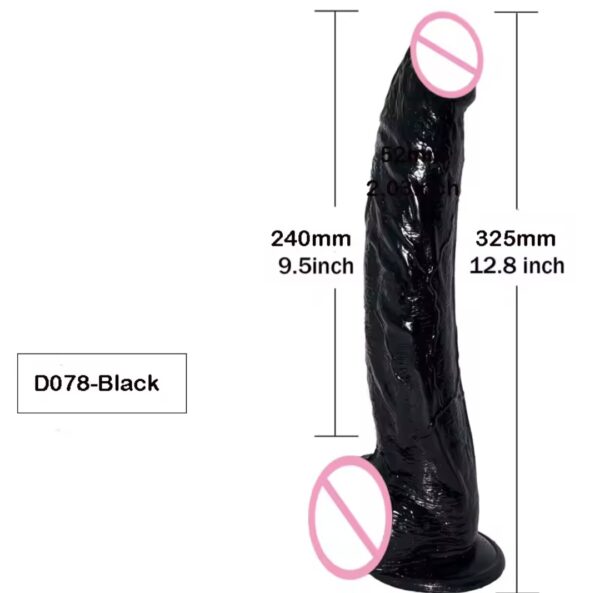 Realistic Dildo Vibrator with Suction Cup G-Spot Silicone Penis Anal Dildo Sex Adult Toys for Men and Women - Image 3