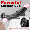 Realistic Dildo Vibrator with Suction Cup G-Spot Silicone Penis Anal Dildo Sex Adult Toys for Men and Women