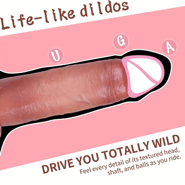 Extra Skin Realistic Dildo Sliding Foreskin big Penis Penetrative Anal Plug Stimulator Adult Sex Toys for Women and Men Gay 18 - Image 4