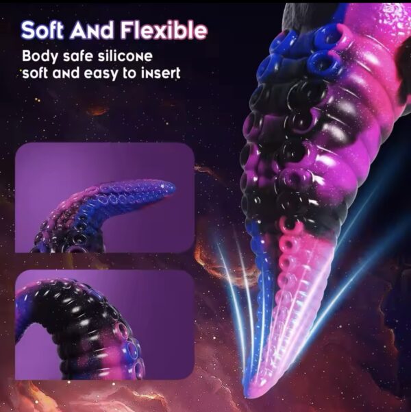Tentacle Realistic Dildo for Women Men Big Anal Dildo with Suction Cup Monster Silicone Anal Plug Prostate Massager Sex Toys for Men - immagine 4