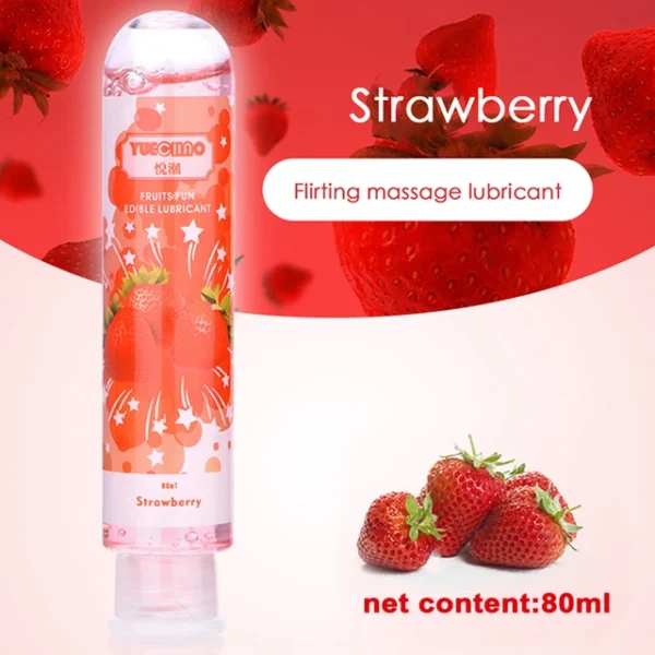 80ML Edible Water Based Lubricant Sex toys Anal Oral Gel sexy toys for men penis Lube For Couple Adults 18 Sex shop Lubrication - Image 6