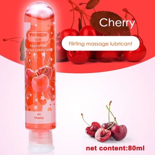 80ML Edible Water Based Lubricant Sex toys Anal Oral Gel sexy toys for men penis Lube For Couple Adults 18 Sex shop Lubrication - Image 5