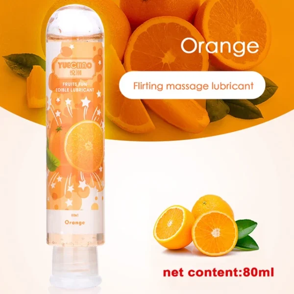80ML Edible Water Based Lubricant Sex toys Anal Oral Gel sexy toys for men penis Lube For Couple Adults 18 Sex shop Lubrication - Image 4