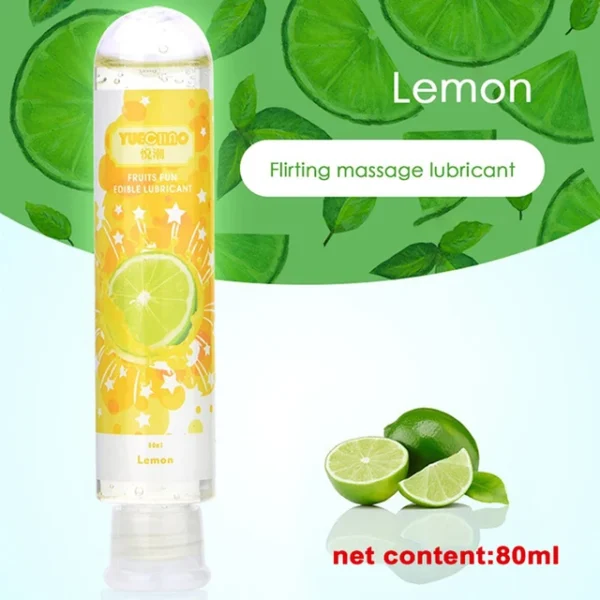 80ML Edible Water Based Lubricant Sex toys Anal Oral Gel sexy toys for men penis Lube For Couple Adults 18 Sex shop Lubrication - Image 2