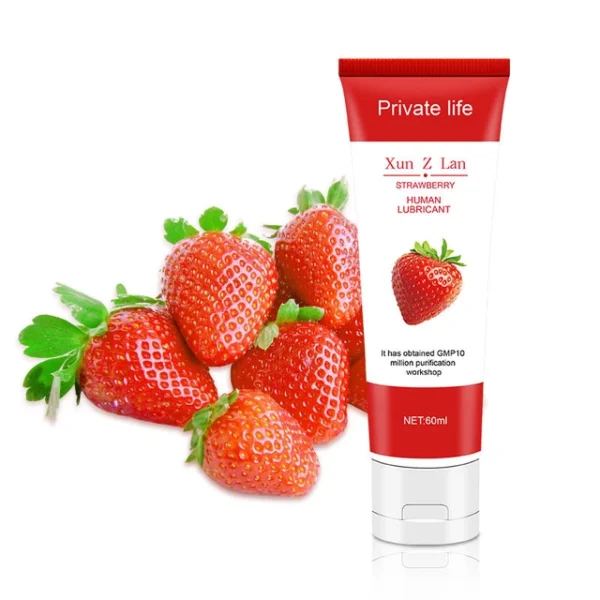 60ml Sex Lubricant Peach/Strawberry/Banana/Grape Sex Oil Vaginal/Anal/Penis Gel Adults oral products Fruit flavor Cream - Image 10