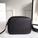 Small Square G Lux Bag, Leather Shoulder Bag, Crossbody Bag, Women's Solid Color Mailman Bag